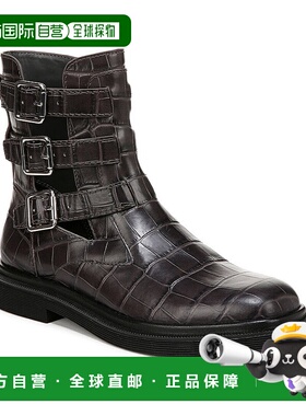 自营 Franco Sarto Argo皮革短靴-灰色 美国奥莱直发