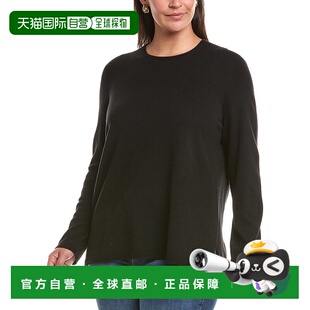 自营Marina Rinaldi Plus Orma羊绒毛衣-黑色 美国奥莱直发