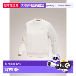 加拿大直邮始祖鸟Emblem女士户外运动透气休闲圆领抓绒衫卫衣