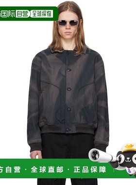 1h可退 香港直邮潮奢 JiyongKim 男士 海军蓝 Sun-Bleached Ribbe