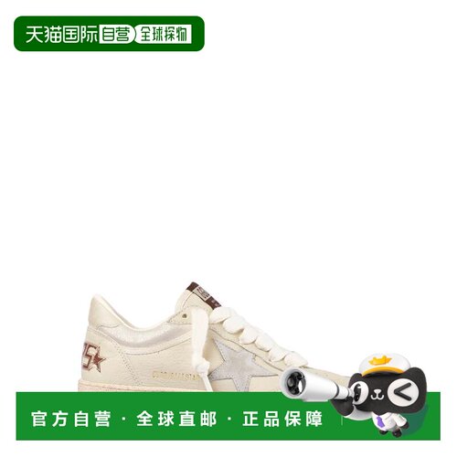 美国直邮自营golden goose纳帕皮革和闪光运动鞋，搭配麂皮细节-