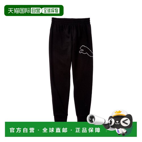 自营PUMA Foundations Fleece Jogger Pant - black 美国奥莱直发