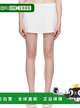 1h可退 香港直邮潮奢 SKIMS 女士 白色 Drop Needle Pointelle 短