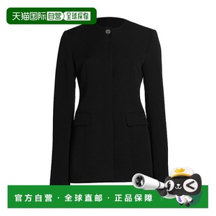 美国直邮 女士短外套 Toteme 外套 进口再 无领收腰西装 1h可退