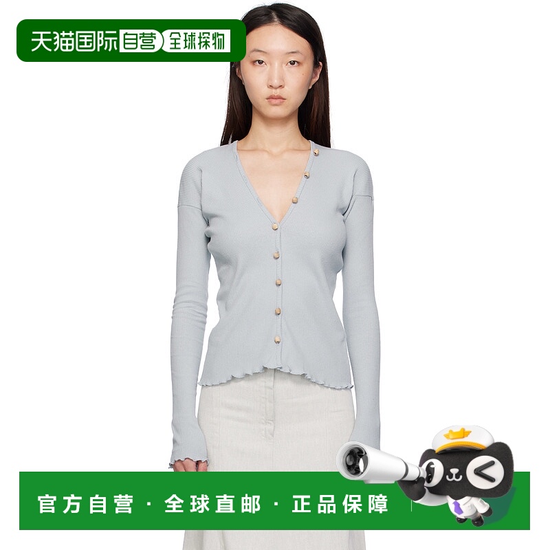 香港直邮潮奢 Baserange 女士 蓝色 Tav 开衫 TOTVC针织