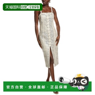 自营 Ramy Brook Miley Midi连衣裙-白色 美国奥莱直发