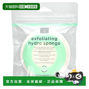 香港直邮Earth Therapeutics，去角质水疗海绵，圆形，1 块海绵