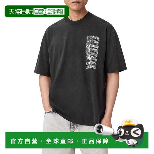【美国直邮】all saints/诸圣 男士 上装T恤短袖