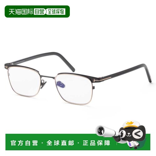 自营Tom Ford Women's 49mm Shiny Black Rose Gold Opticals - s