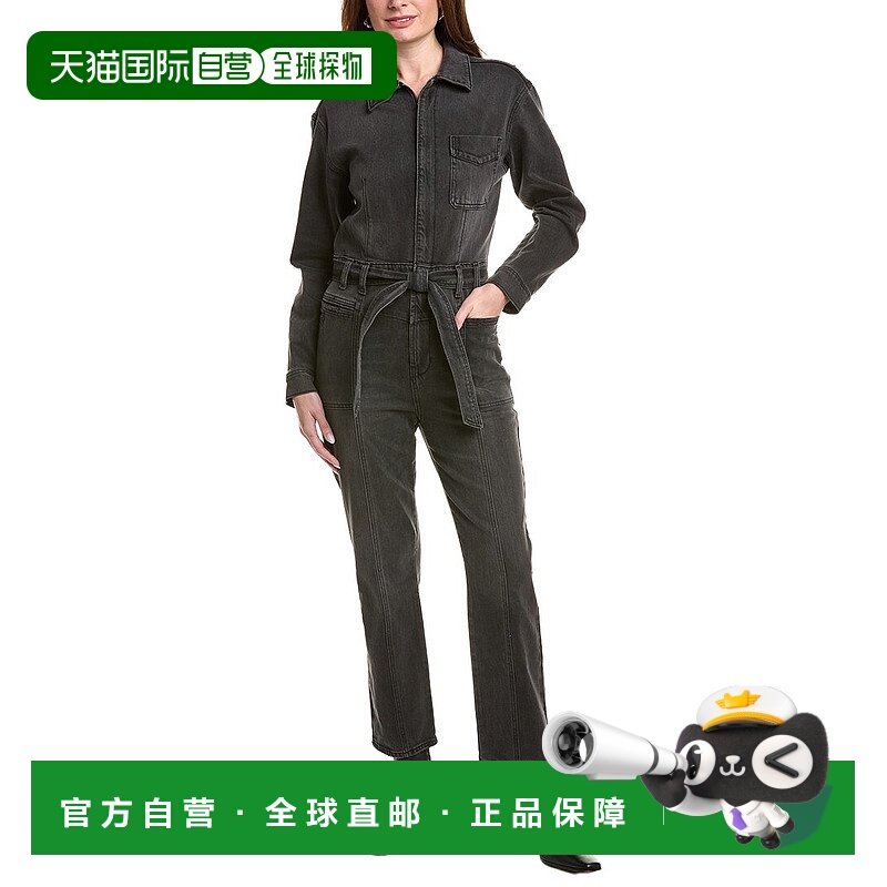 自营HUDSON Jeans Utility Jumpsuit - black 美国奥莱直发