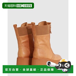 棕褐色 自营belle 脚踝靴 bloom更多即将推出 美国奥莱直发