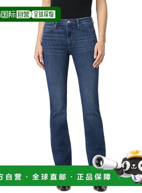 自营joe's jeansJOE'S牛仔裤高帮弯曲靴型Elva牛仔裤-蓝色 美国奥