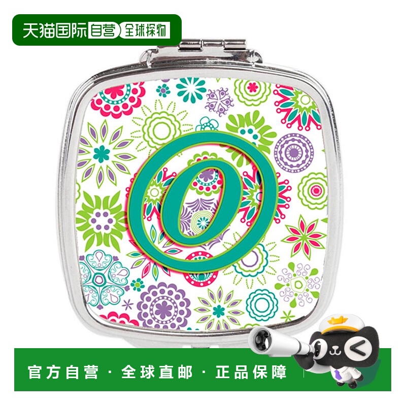自营 Carolines Treasures CJ2011-OSCM 字母 O 花朵粉红色正品