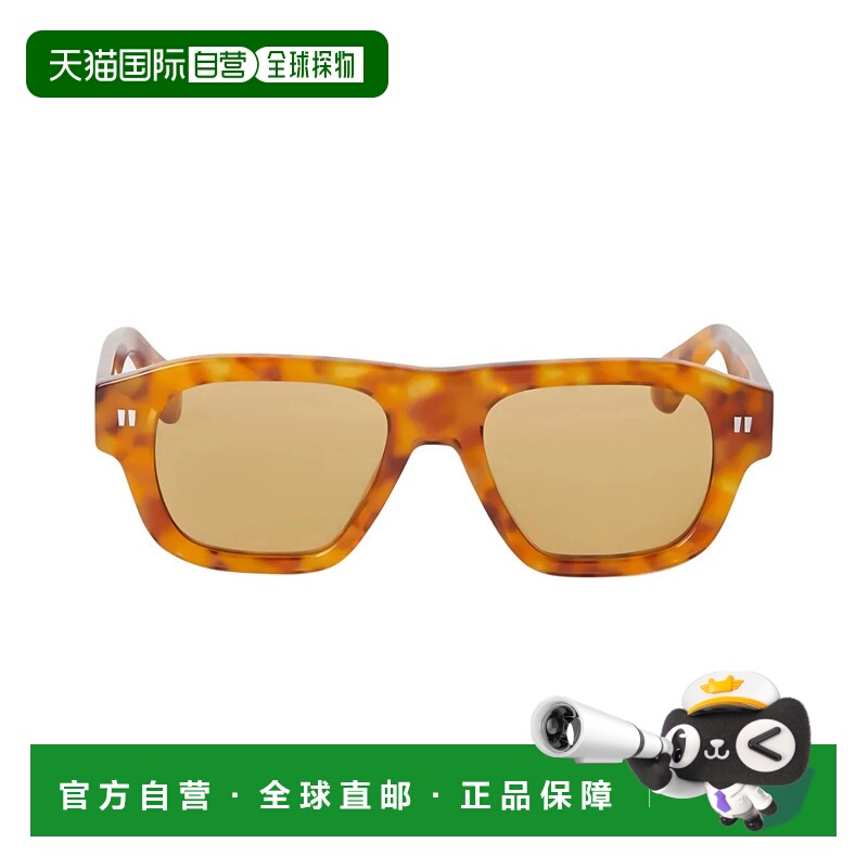 自营 off-white米白色普罗维登斯飞行员太阳镜-浅哈瓦那骆驼 美国