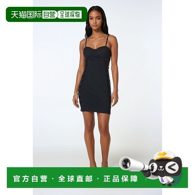 自营Bebe Women's Mesh Bodycon Dress - black 美国奥莱直发