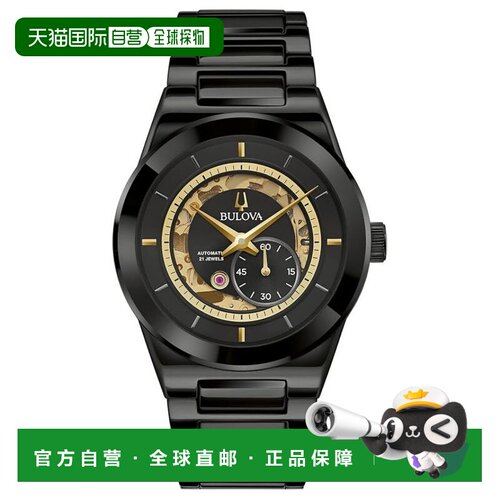 自营Bulova Men's Millennia Black Dial Watch - black 美国奥莱