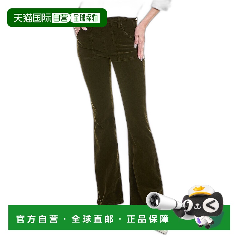 自营 FRAME Denim Surplus 灯芯绒喇叭牛仔裤 - 黑色 美国奥莱直