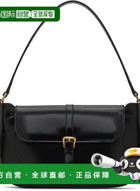 1h可退 香港直邮潮奢 BY FAR 女士 黑色 Miranda Semi Patent Lea