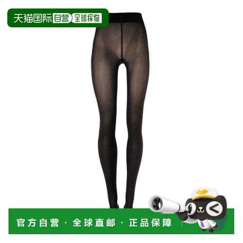 自营wolfordCotton Dot Tights - black 美国奥莱直发性感