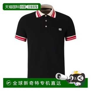 美国奥莱直发 自营 Valentino男式 T恤和Polo衫 黑色
