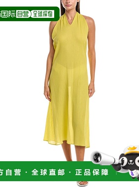 自营 Natori Gauze Maxi Halter Dress - yellow 美国奥莱直发