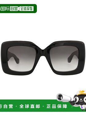 自营alaiaSquare-Frame Recycled Acetate Sunglasses - black bl