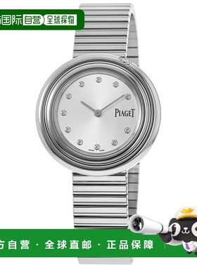 自营 Piaget Possession 34 毫米银色钻石表盘钢表带女士手表 G0A