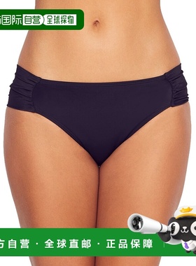 自营Panache女式Anya Riva收集比基尼底部-黑色 美国奥莱直发