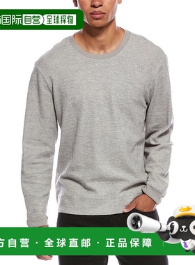 自营James Perse抓绒保暖圆领毛衣-灰色 美国奥莱直发