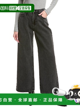 自营HUDSON Jeans Jolene Morrison Wide Leg Jean - black 美国