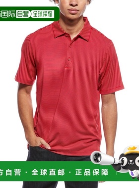 自营Cutter & Buck Forge Pencil Stripe Stretch Polo Shirt - r