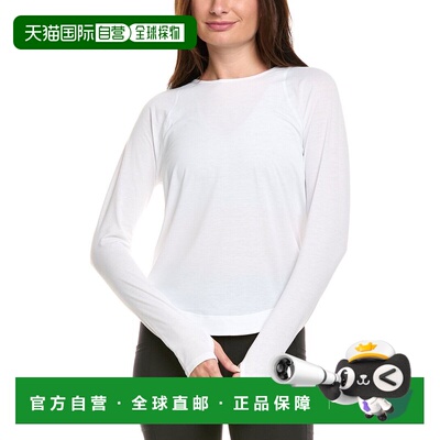 自营Sweaty Betty Breathe Easy Top - White 上衣美国直发奥莱