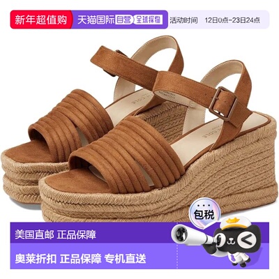 自营Kenneth Cole New York Shelby Sandals Women Cognac Platfo