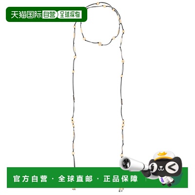 自营isabel marantBob Thin Black Cords Tassel Scarf - red 美