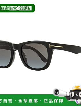 自营 Tom Ford 男士 Kendel 太阳镜 TF1076 01B 黑色 54 毫米 - 0