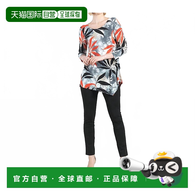 自营clara sunwooKerchief Angle Hem Tunic In Black, Navy, Mus