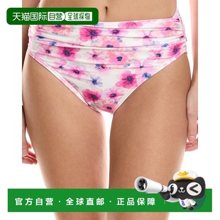 自营Carmen Marc Valvo Shirred Bottom - white 美国奥莱直发