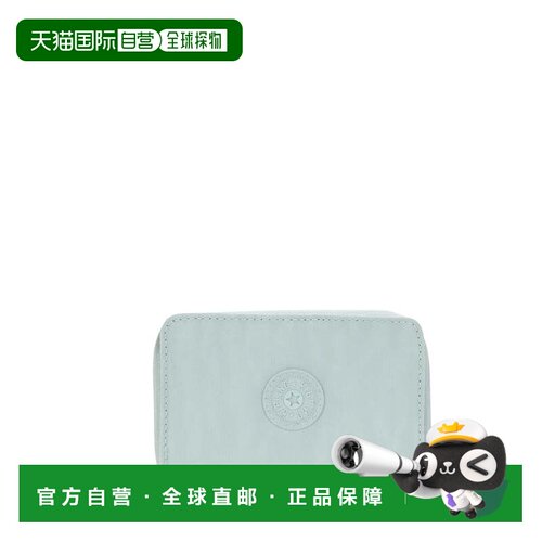 自营Kipling Money Love Small Wallet - breezy blue 美国奥莱直