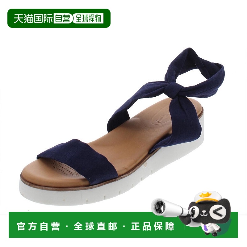 自营corso comoBlayke女式露趾舒适楔形凉鞋-珍珠大衣/强力弹力