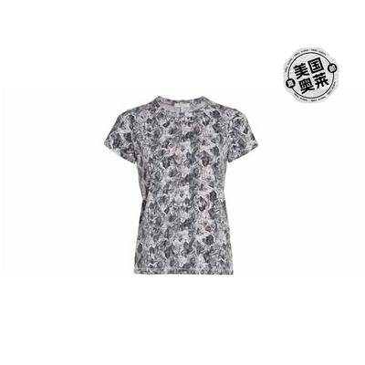 rag & boneWomen All Over Snake Tee Short Sleeve Crew Neck Co