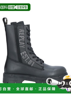 美国直邮REPLAY 女士弹力靴子爆款踝靴真皮女靴