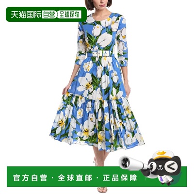 自营Samantha Sung Melanie Midi Dress - sky blue 美国奥莱直发