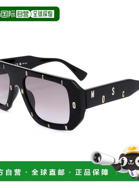 自营Moschino Women's 54 mm Black Sunglasses - black 美国奥莱