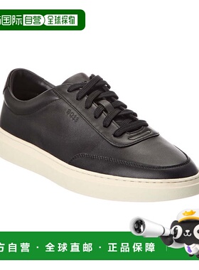 自营Hugo Boss Kieran Leather Sneaker - black 美国奥莱直发