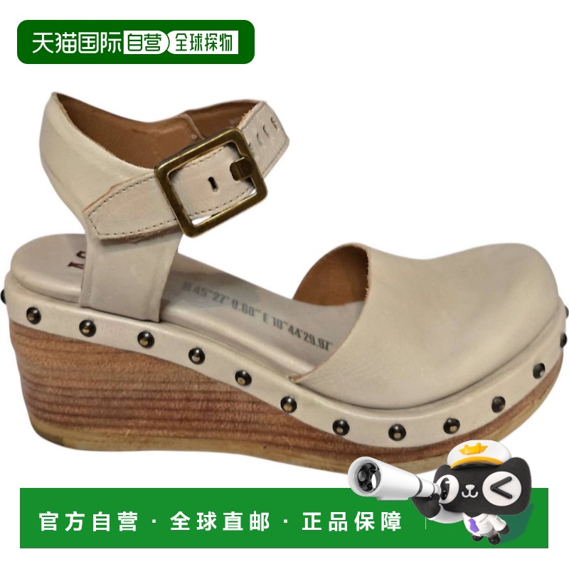 自营 a.s.98女式Pietro镶钉冰坡跟 美国奥莱直发新款