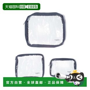 自营baggallini Clear Travel Pouches 3 Piece Set Cosmetic Toi