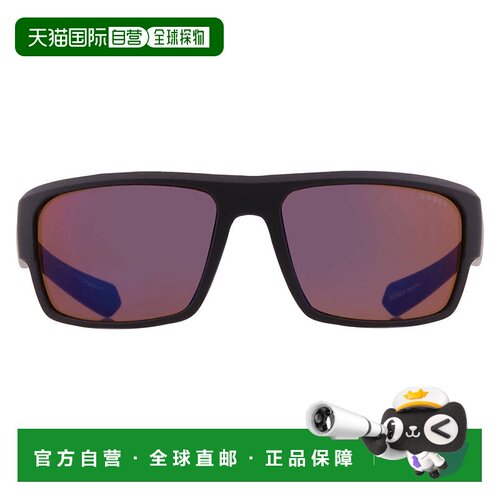 自营Guess Factory Smoke Mirror Wrap Men's Sunglasses GF5115