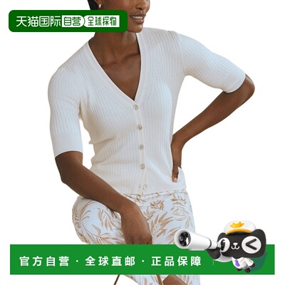自营J.McLaughlin Laurie Sweaters - white 美国奥莱直发针织衫