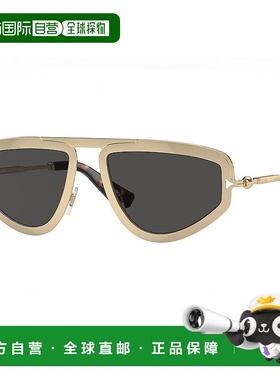 自营Burberry Sunglasses Geometric Full Rim, Light Gold Frame