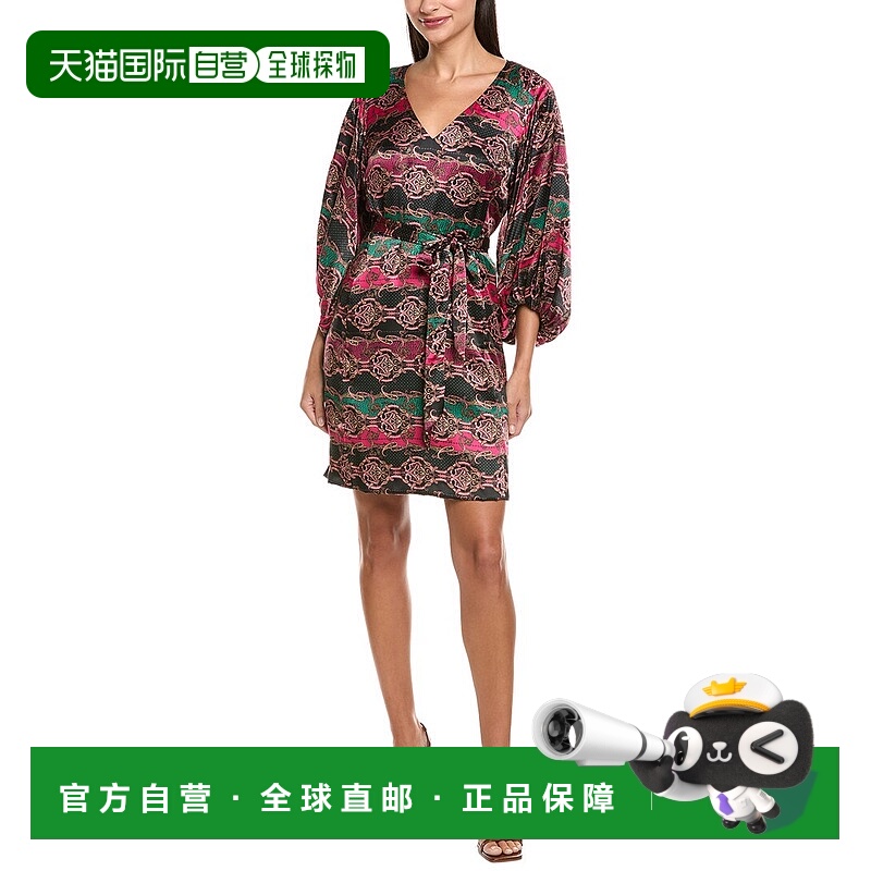 自营tyler boe Val Silk Mini Dress - pink 美国奥莱直发